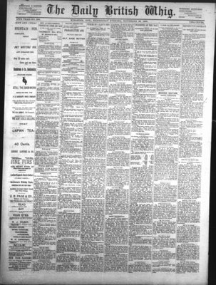 Daily British Whig (1850), 26 Nov 1890