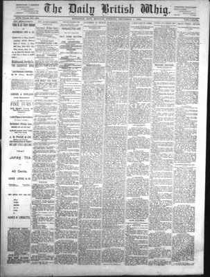 Daily British Whig (1850), 1 Dec 1890