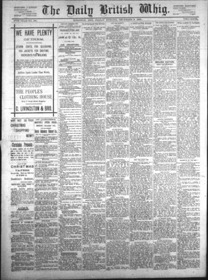 Daily British Whig (1850), 5 Dec 1890