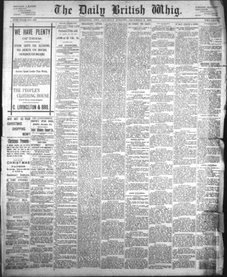 Daily British Whig (1850), 6 Dec 1890