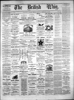 Daily British Whig (1850), 19 Feb 1875