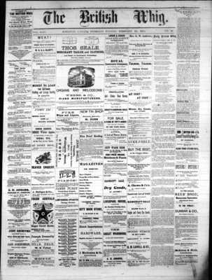 Daily British Whig (1850), 25 Feb 1875