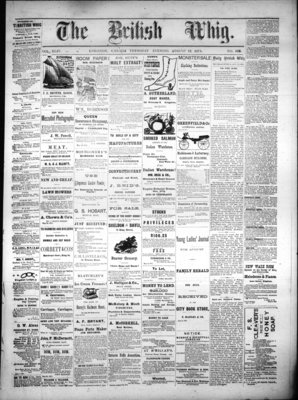 Daily British Whig (1850), 12 Aug 1875