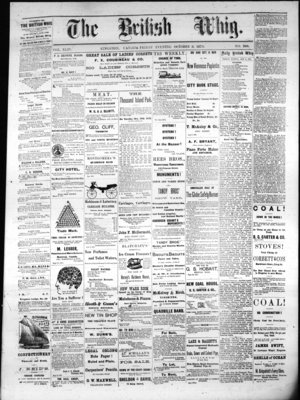 Daily British Whig (1850), 8 Oct 1875