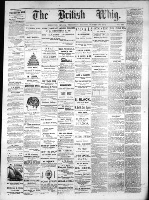 Daily British Whig (1850), 20 Oct 1875