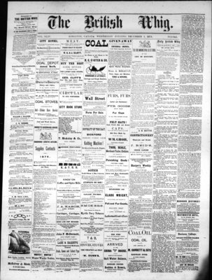 Daily British Whig (1850), 1 Dec 1875