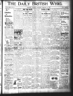 Daily British Whig (1850), 13 Feb 1901