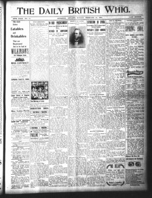 Daily British Whig (1850), 18 Feb 1901