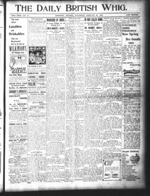 Daily British Whig (1850), 20 Feb 1901