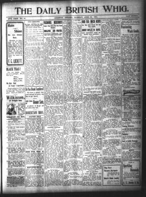 Daily British Whig (1850), 25 Apr 1901