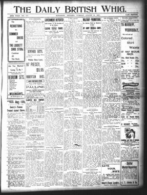 Daily British Whig (1850), 13 Aug 1901