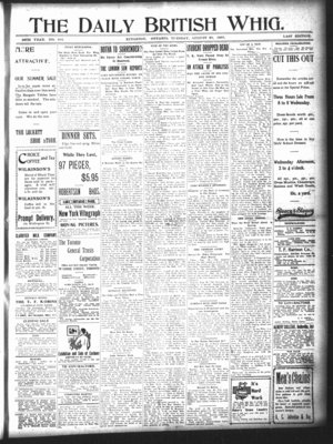 Daily British Whig (1850), 20 Aug 1901