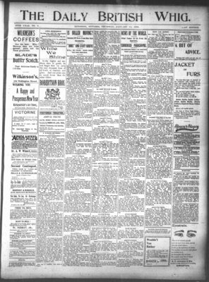 Daily British Whig (1850), 11 Jan 1900