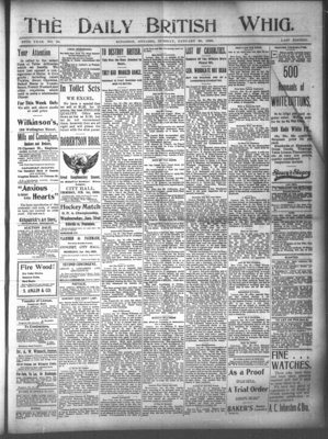 Daily British Whig (1850), 30 Jan 1900