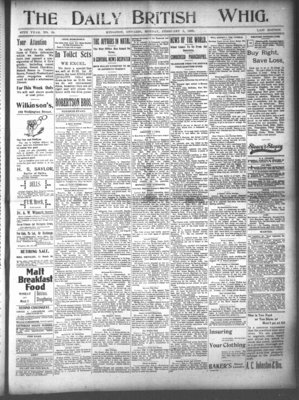 Daily British Whig (1850), 5 Feb 1900