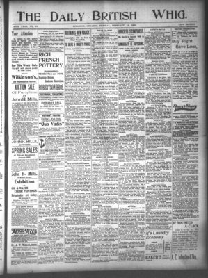 Daily British Whig (1850), 13 Feb 1900