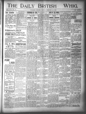 Daily British Whig (1850), 19 Feb 1900