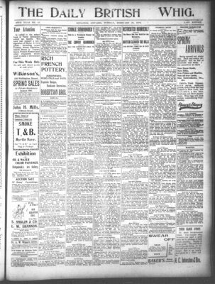 Daily British Whig (1850), 20 Feb 1900