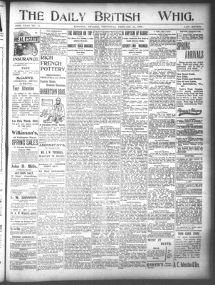 Daily British Whig (1850), 21 Feb 1900