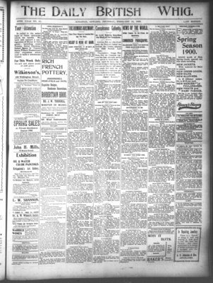 Daily British Whig (1850), 22 Feb 1900