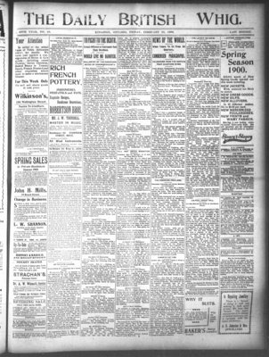 Daily British Whig (1850), 23 Feb 1900