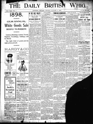 Daily British Whig (1850), 3 Jan 1898