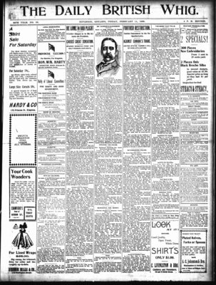 Daily British Whig (1850), 11 Feb 1898