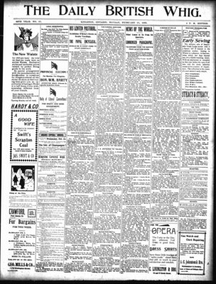 Daily British Whig (1850), 21 Feb 1898