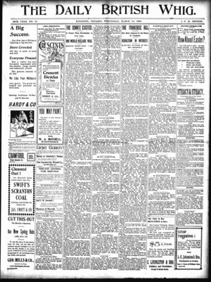 Daily British Whig (1850), 30 Mar 1898