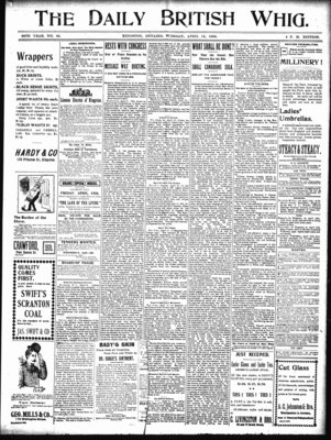 Daily British Whig (1850), 12 Apr 1898