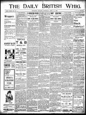 Daily British Whig (1850), 14 Apr 1898