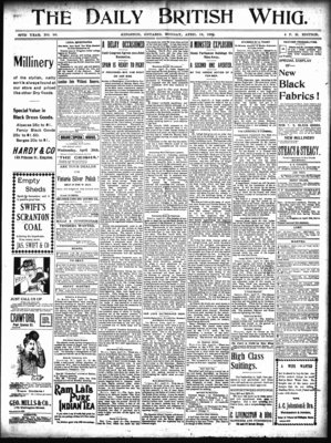 Daily British Whig (1850), 18 Apr 1898