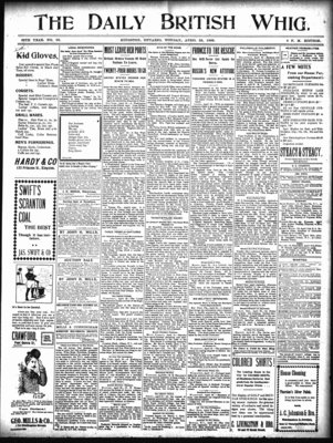 Daily British Whig (1850), 25 Apr 1898