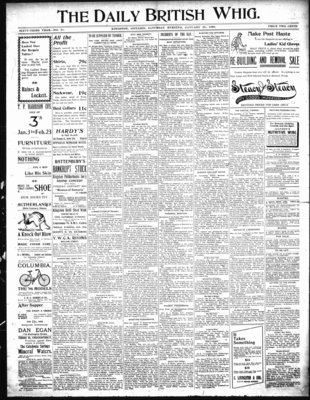 Daily British Whig (1850), 25 Jan 1896