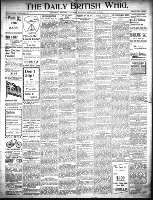 Daily British Whig (1850), 8 Feb 1896