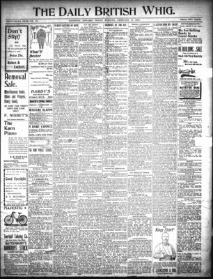 Daily British Whig (1850), 14 Feb 1896