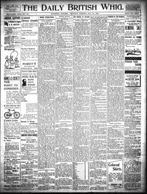 Daily British Whig (1850), 28 May 1896