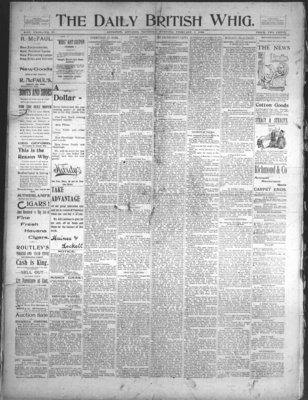 Daily British Whig (1850), 1 Feb 1894