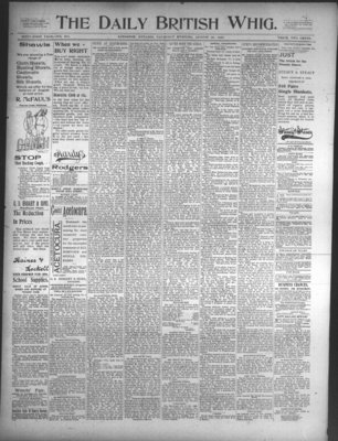 Daily British Whig (1850), 30 Aug 1894