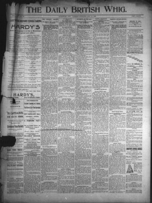 Daily British Whig (1850), 24 Jan 1893