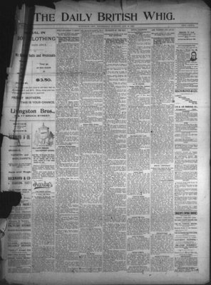 Daily British Whig (1850), 25 Jan 1893