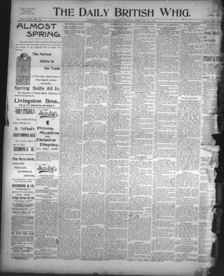 Daily British Whig (1850), 18 Feb 1893