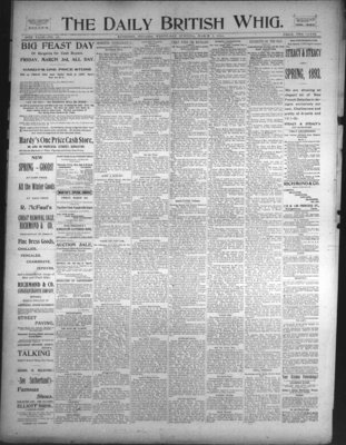 Daily British Whig (1850), 1 Mar 1893