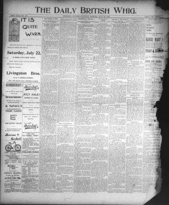 Daily British Whig (1850), 22 Jul 1893