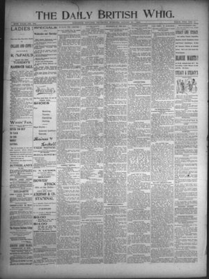 Daily British Whig (1850), 10 Aug 1893