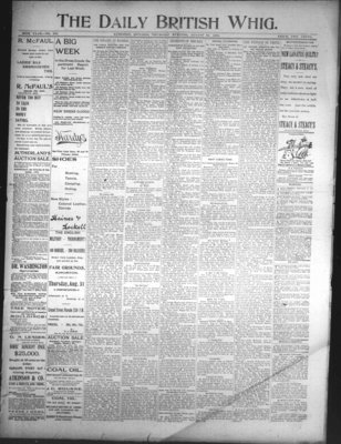 Daily British Whig (1850), 31 Aug 1893