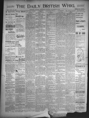 Daily British Whig (1850), 29 Nov 1893