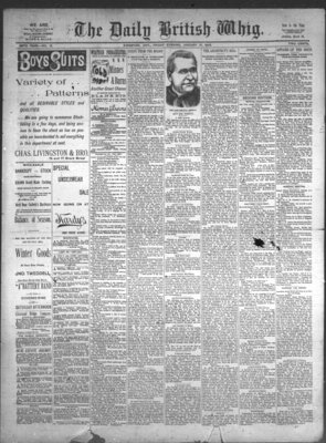 Daily British Whig (1850), 15 Jan 1892