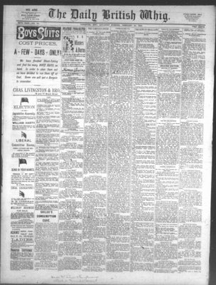 Daily British Whig (1850), 20 Feb 1892