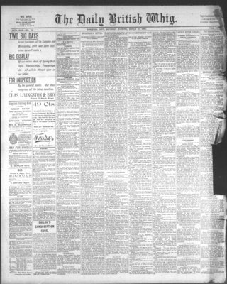 Daily British Whig (1850), 26 Mar 1892